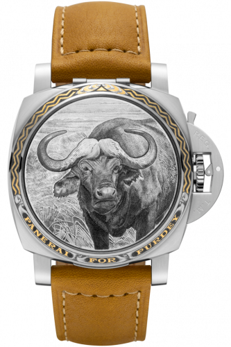 Panerai Luminor 1950 3 Days Automatic Acciaio Sealand for Purdey Buffalo PAM00855 Panerai Luminor 1950 3 Days Automatic Acciaio Sealand for Purdey Buffalo PAM00855
