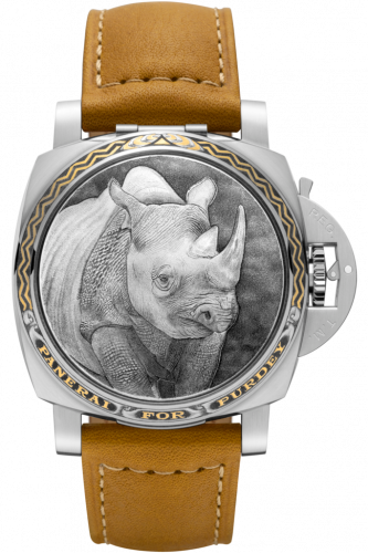 Panerai Luminor 1950 3 Days Automatic Acciaio Sealand for Purdey Rhinoceros PAM00857 Panerai Luminor 1950 3 Days Automatic Acciaio Sealand for Purdey Rhinoceros PAM00857