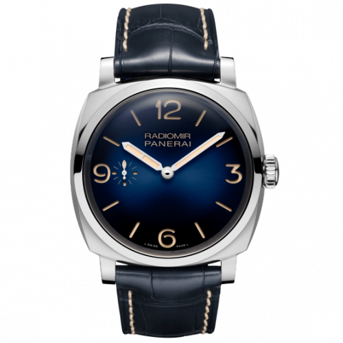 Panerai Radiomir 1940 47 3 Days Stainless Steel / Blue / Mediterraneo PAM00932 Panerai Radiomir 1940 47 3 Days Stainless Steel / Blue / Mediterraneo PAM00932
