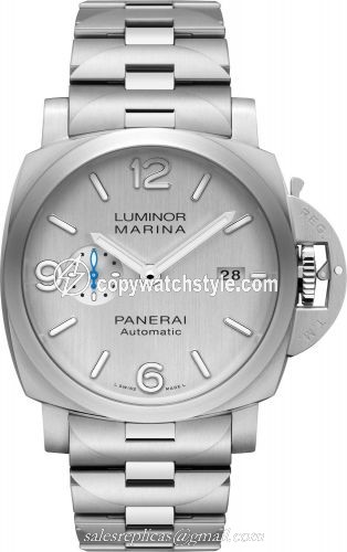 Panerai Luminor 1950 Marina 44 3 Days Automatic Stainless Steel / Silver / Bracelet PAM00978 Panerai Luminor 1950 Marina 44 3 Days Automatic Stainless Steel / Silver / Bracelet PAM00978
