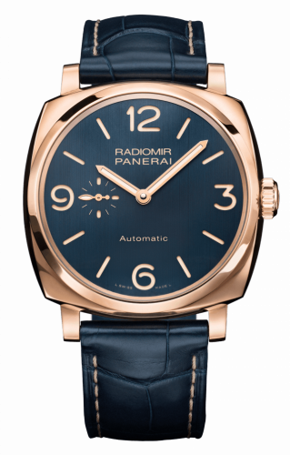 Panerai Radiomir 1940 3 Days Automatic Oro Rosso Bucherer Blue Editions PAM00695 Panerai Radiomir 1940 3 Days Automatic Oro Rosso Bucherer Blue Editions PAM00695