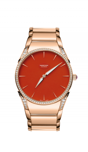 Parmigiani Fleurier Tonda 1950 Sertie Rose Gold / Poppy / Bracelet PFC267-1032000-B10002 Parmigiani Fleurier Tonda 1950 Sertie Rose Gold / Poppy / Bracelet PFC267-1032000-B10002