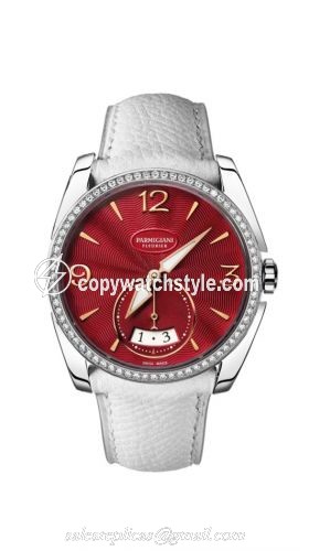 Parmigiani Fleurier Tonda Metropolitaine Stainless Steel / Amarante / Diamond PFC273-0060900-HE242 Parmigiani Fleurier Tonda Metropolitaine Stainless Steel / Amarante / Diamond PFC273-0060900-HE242