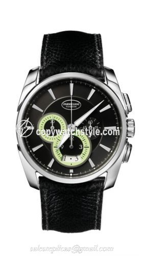 Parmigiani Fleurier Tonda Metrographe Stainless Steel / Black / Strap PFC274-0001401-HE1442 Parmigiani Fleurier Tonda Metrographe Stainless Steel / Black / Strap PFC274-0001401-HE1442