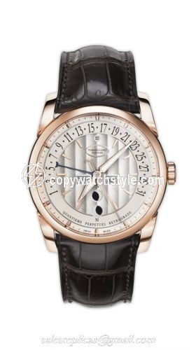 Parmigiani Fleurier Tonda Centum Rose Gold / Silver PFH227-1002600-HA1241