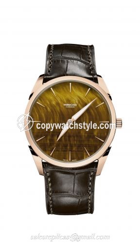 Parmigiani Fleurier Tonda 1950 Rose Gold / Tiger's Eye / Alligator PFS288-1001300-HA1241 Parmigiani Fleurier Tonda 1950 Rose Gold / Tiger's Eye / Alligator PFS288-1001300-HA1241