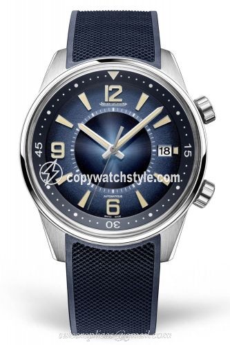 Jaeger-LeCoultre Polaris Automatic Date Stainless Steel / Blue Double Gradient / Bracelet Q9068681