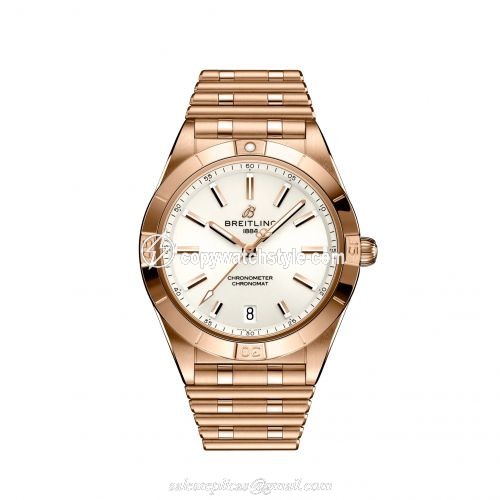 Breitling Chronomat Automatic 36 Red Gold / White / Rouleaux R10380101A1R1