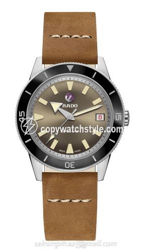 Rado HyperChrome Captain Cook 37 Brown / Calf R32500315
