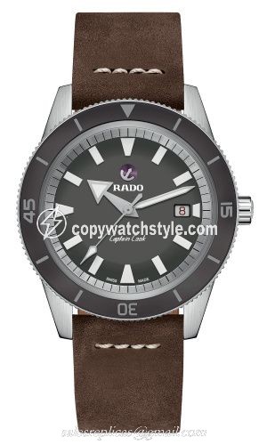 Rado HyperChrome Captain Cook 42 Stainless Steel / Grey / Calf R32505015