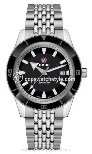 Rado HyperChrome Captain Cook 42 Stainless Steel / Black / Bracelet R32505153 Rado HyperChrome Captain Cook 42 Stainless Steel / Black / Bracelet R32505153