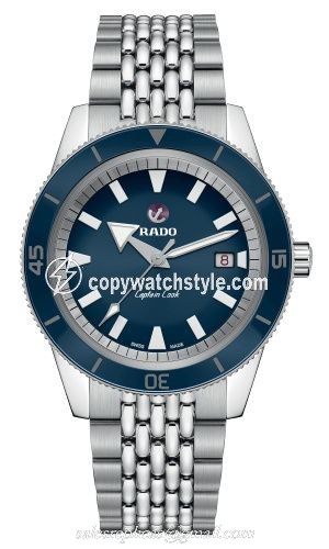 Rado HyperChrome Captain Cook 42 Stainless Steel / Blue / Bracelet R32505203 Rado HyperChrome Captain Cook 42 Stainless Steel / Blue / Bracelet R32505203