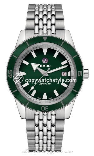 Rado HyperChrome Captain Cook 42 Stainless Steel / Green / Bracelet R32505313 Rado HyperChrome Captain Cook 42 Stainless Steel / Green / Bracelet R32505313