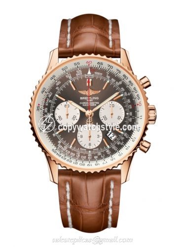 Breitling Navitimer 01 43 Red Gold / Bronze / Alligator RB012012.Q606.737P Breitling Navitimer 01 43 Red Gold / Bronze / Alligator RB012012.Q606.737P