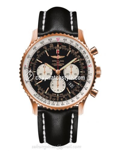 Breitling Navitimer 01 46 Red Gold / Black / Calf RB012721.BD10.441X Breitling Navitimer 01 46 Red Gold / Black / Calf RB012721.BD10.441X