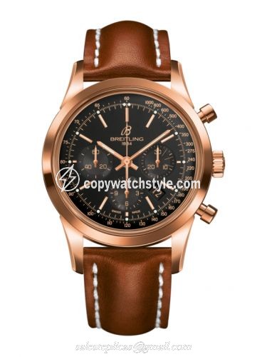 Breitling Transocean Chronograph Red Gold / Black / Calf RB015212.BB16.433X Breitling Transocean Chronograph Red Gold / Black / Calf RB015212.BB16.433X