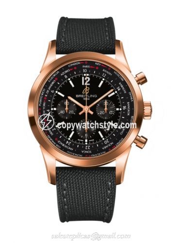 Breitling Transocean Chronograph Unitime Pilot Red Gold / Black / Military RB0510U5.BC39.100W Breitling Transocean Chronograph Unitime Pilot Red Gold / Black / Military RB0510U5.BC39.100W