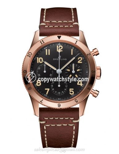 Breitling AVI Ref. 765 1953 Re-Edition Pink Gold RB0920131B1X1 Breitling AVI Ref. 765 1953 Re-Edition Pink Gold RB0920131B1X1