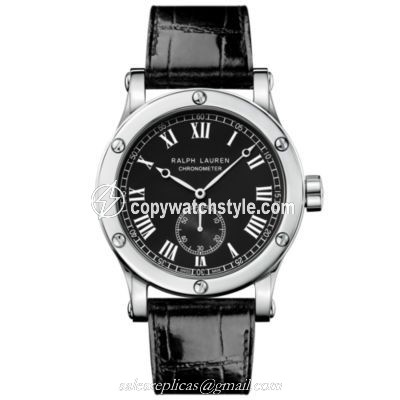 Ralph Lauren Sporting 45mm Chronometer Steel / Black RLR0220706 Ralph Lauren Sporting 45mm Chronometer Steel / Black RLR0220706