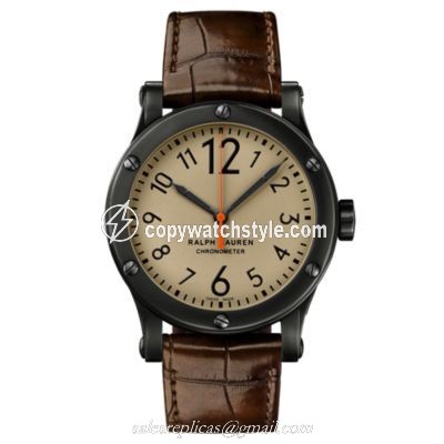 Ralph Lauren Safari 45mm Chronometer Aged Steel / Khaki RLR0220712 Ralph Lauren Safari 45mm Chronometer Aged Steel / Khaki RLR0220712