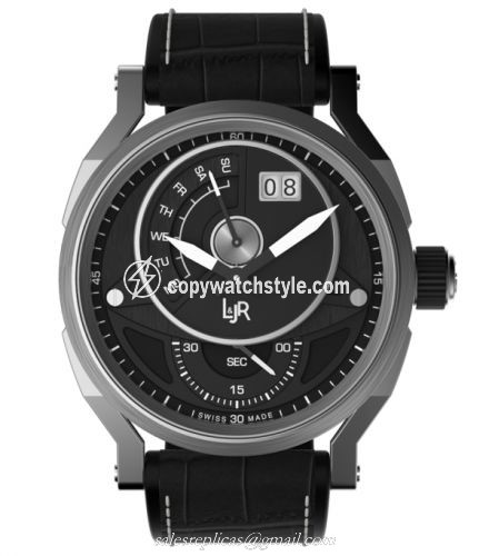 L & Jr Step One Day & Date Stainless Steel / Black S1302 L & Jr Step One Day & Date Stainless Steel / Black S1302