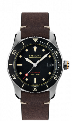 Bremont Supermarine S301 Stainless Steel / Black / Calf S301/BK