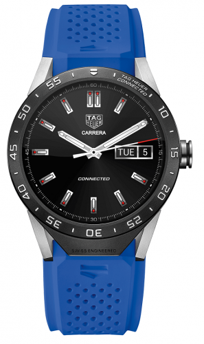 TAG Heuer Carrera Connected Blue Strap SAR8A80.FT6058 TAG Heuer Carrera Connected Blue Strap SAR8A80.FT6058