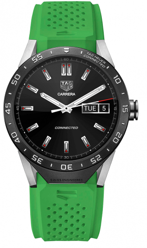 TAG Heuer Carrera Connected Green Strap SAR8A80.FT6059 TAG Heuer Carrera Connected Green Strap SAR8A80.FT6059