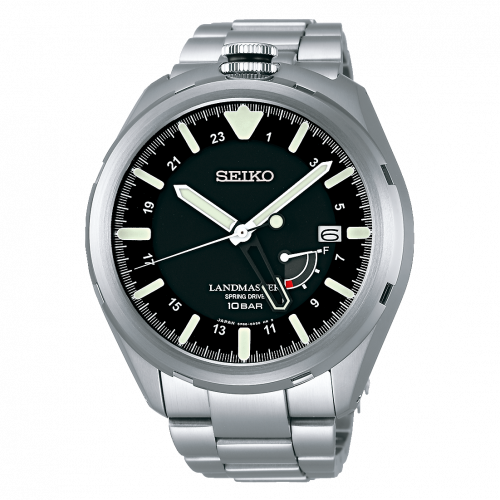 Seiko Prospex Landmaster Stainless Steel / Black / Bracelet SBDB015 Seiko Prospex Landmaster Stainless Steel / Black / Bracelet SBDB015
