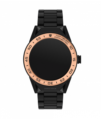 TAG Heuer Carrera Connected Modular 45 Black Titanium / Rose Gold / Ceramic Bracelet SBF8A5000.80BH0933 TAG Heuer Carrera Connected Modular 45 Black Titanium / Rose Gold / Ceramic Bracelet SBF8A5000.80BH0933