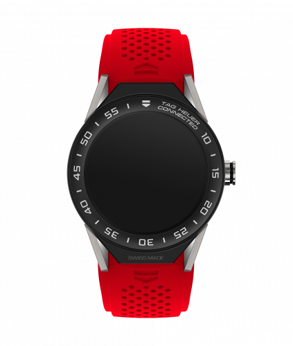 TAG Heuer Carrera Connected Modular 45 Titanium / Ceramic / Red Rubber SBF8A8001.11FT6080 TAG Heuer Carrera Connected Modular 45 Titanium / Ceramic / Red Rubber SBF8A8001.11FT6080
