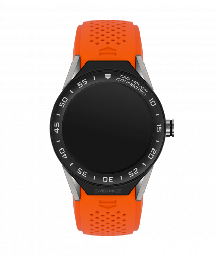 TAG Heuer Carrera Connected Modular 45 Titanium / Ceramic / Orange Rubber SBF8A8001.11FT6081 TAG Heuer Carrera Connected Modular 45 Titanium / Ceramic / Orange Rubber SBF8A8001.11FT6081