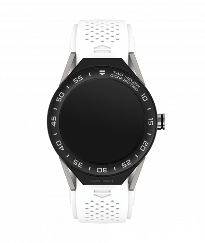 TAG Heuer Carrera Connected Modular 45 Titanium / Ceramic / White Rubber SBF8A8001.11FT6103 TAG Heuer Carrera Connected Modular 45 Titanium / Ceramic / White Rubber SBF8A8001.11FT6103