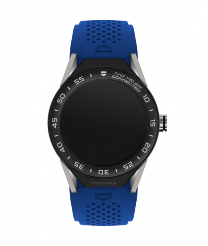 TAG Heuer Carrera Connected Modular 45 Titanium / Ceramic / Electric Blue Rubber SBF8A8001.11FT6118 TAG Heuer Carrera Connected Modular 45 Titanium / Ceramic / Electric Blue Rubber SBF8A8001.11FT6118