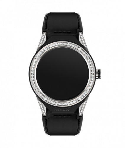 TAG Heuer Carrera Connected Modular 45 Titanium / Diamond Lugs / Diamond / Black Calf SBF8A8011.62FT6079 TAG Heuer Carrera Connected Modular 45 Titanium / Diamond Lugs / Diamond / Black Calf SBF8A8011.62FT6079