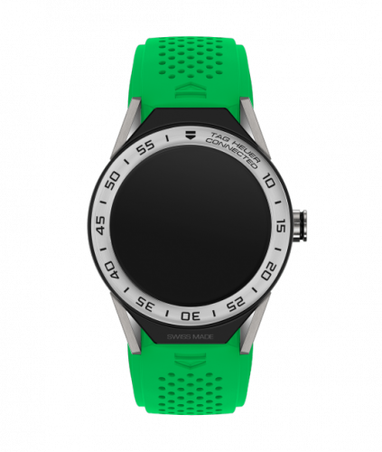 TAG Heuer Carrera Connected Modular 45 Titanium / Stainless Steel / Green Rubber SBF8A8014.11FT6083 TAG Heuer Carrera Connected Modular 45 Titanium / Stainless Steel / Green Rubber SBF8A8014.11FT6083