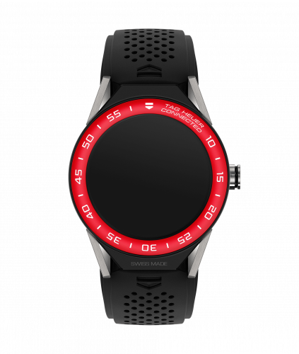 TAG Heuer Carrera Connected Modular 45 Titanium / Red Aluminum / Black Rubber SBF8A8015.11FT6076 TAG Heuer Carrera Connected Modular 45 Titanium / Red Aluminum / Black Rubber SBF8A8015.11FT6076
