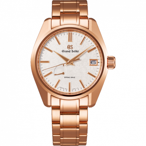 Grand Seiko Spring Drive Pink Gold / White / Bracelet SBGA364