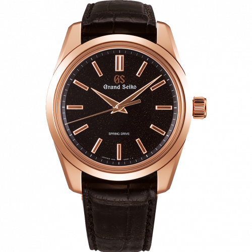 Grand Seiko Spring Drive 8 Days Pink Gold / Black Stardust / Strap SBGD202 Grand Seiko Spring Drive 8 Days Pink Gold / Black Stardust / Strap SBGD202