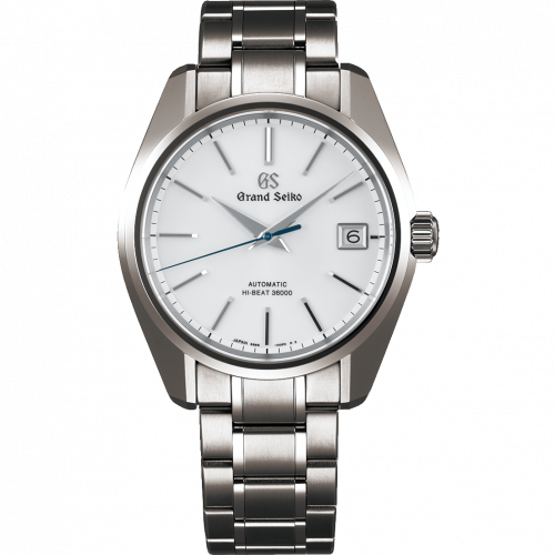 Grand Seiko Automatic Hi Beat 36000 Titanium/ White / Bracelet SBGH243 Grand Seiko Automatic Hi Beat 36000 Titanium/ White / Bracelet SBGH243