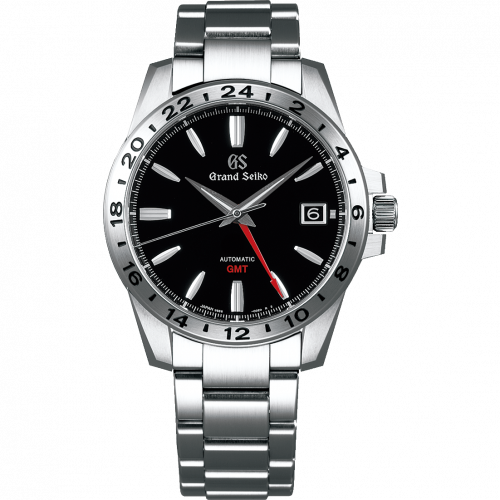 Grand Seiko Automatic GMT Stainless Steel / Black / Bracelet SBGM227 Grand Seiko Automatic GMT Stainless Steel / Black / Bracelet SBGM227