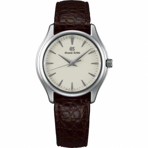 Grand Seiko Quartz Stainless Steel / Cream / Strap SBGX209 Grand Seiko Quartz Stainless Steel / Cream / Strap SBGX209