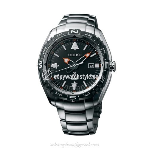 Seiko Prospex Land SNE421P1 Stainless Steel / Black / Bracelet SNE421P1
