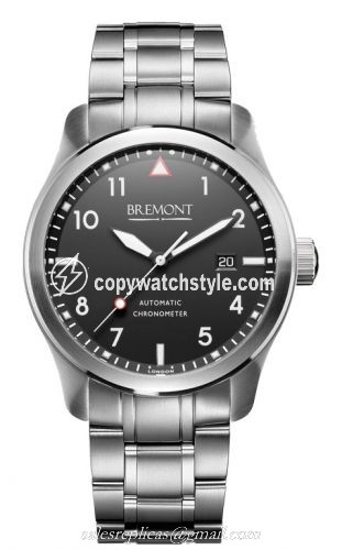 Bremont Solo 43 Black Bracelet SOLOWhBr Bremont Solo 43 Black Bracelet SOLOWhBr