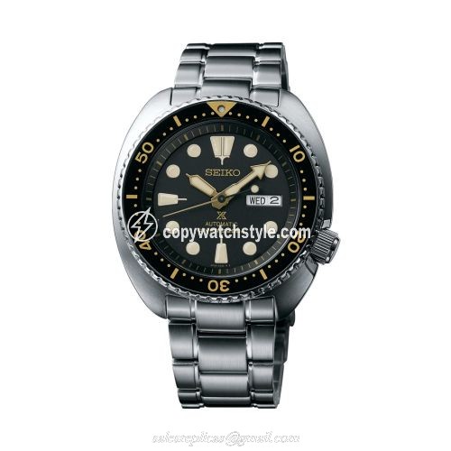 Seiko Prospex Diver Turtle Stainless Steel / Black / Bracelet SRP775 Seiko Prospex Diver Turtle Stainless Steel / Black / Bracelet SRP775