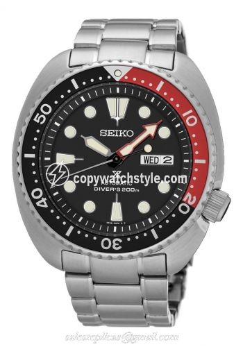 Seiko Prospex Diver Turtle Stainless Steel / Black / Bracelet / Coke SRP789 Seiko Prospex Diver Turtle Stainless Steel / Black / Bracelet / Coke SRP789