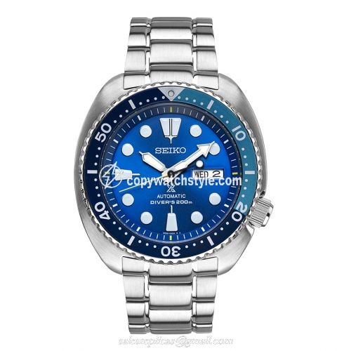 Seiko Prospex Diver Turtle Stainless Steel / Blue Lagoon / Bracelet SRPB11 Seiko Prospex Diver Turtle Stainless Steel / Blue Lagoon / Bracelet SRPB11