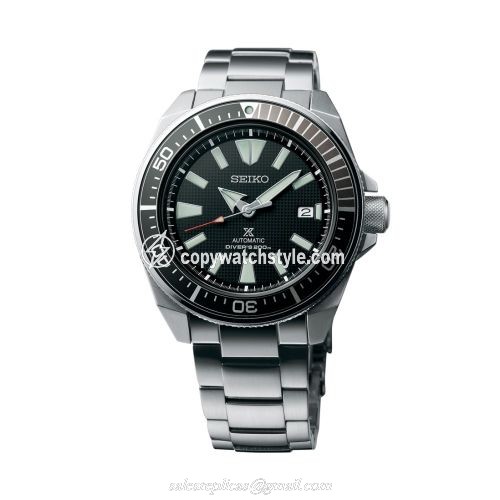 Seiko Prospex Diver Samurai Stainless Steel / Black / Bracelet SRPB51
