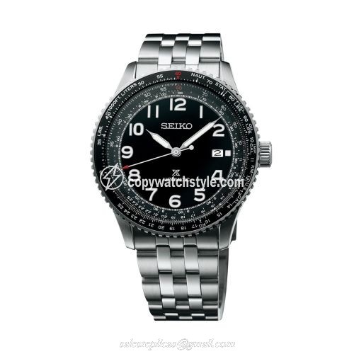 Seiko Prospex Sky SRPB57K1 Stainless Steel / Black SRPB57K1 Seiko Prospex Sky SRPB57K1 Stainless Steel / Black SRPB57K1