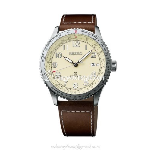 Seiko Prospex Sky SRPB59K1 Stainless Steel / Cream SRPB59K1 Seiko Prospex Sky SRPB59K1 Stainless Steel / Cream SRPB59K1